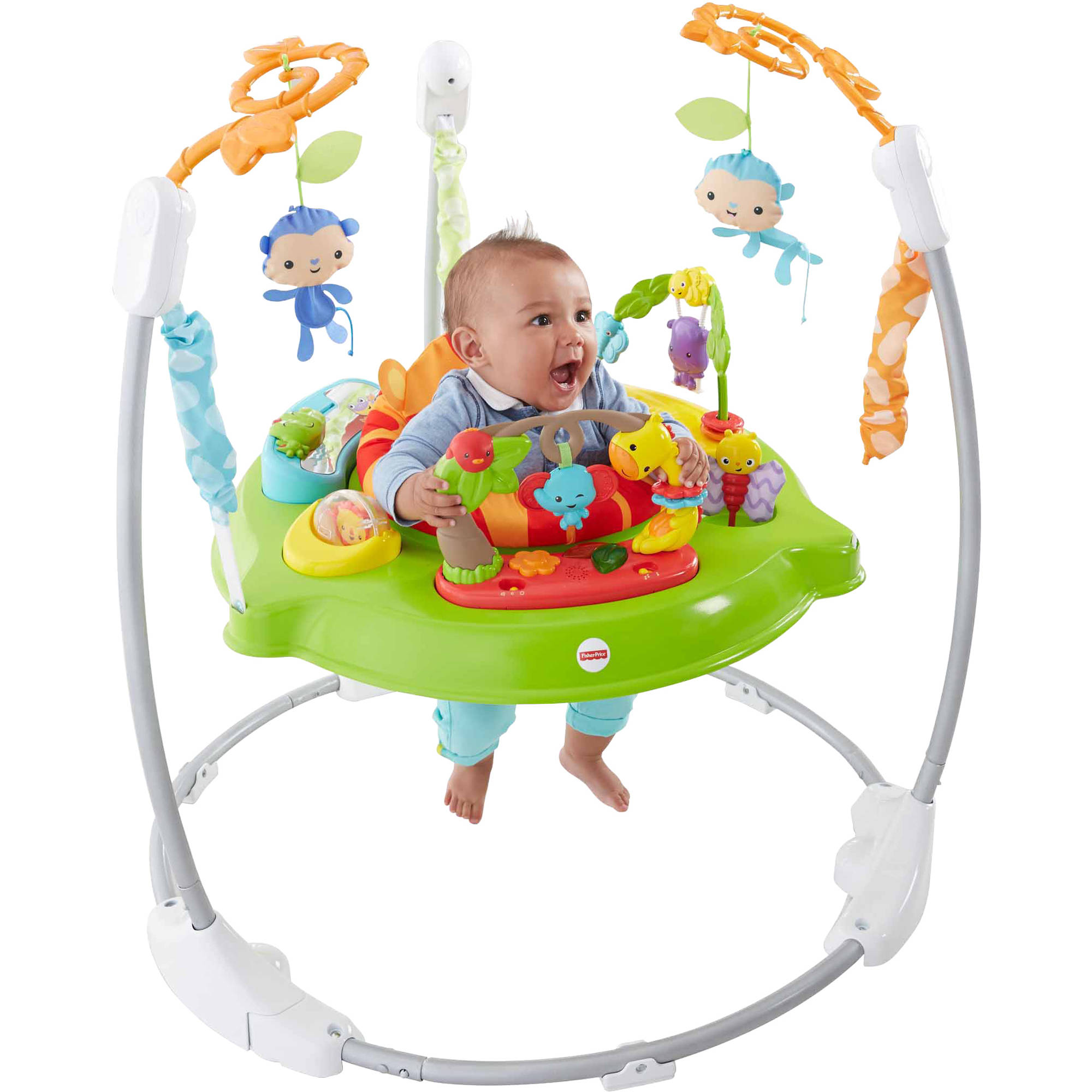 เก้าอี้กิจกรรมกระโดดดึ๋ง 360 องศา Fisher-Price Roarin' Rainforest Jumperoo