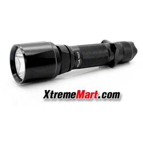 ไฟฉาย Ultrafire รุ่น TK21 XML-T6 LED 5 โหมด แสงขาว Portabel Flashlight (สีดำ)