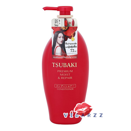 (ขวดแดง Conditioner 450mL) Shiseido Tsubaki Premium Moist & Repair Conditioner 450mL สูตรเพิ่มความชุ่มชื้นให้กับเส้นผม ช่วยให้ผมไม่ชี้ฟู มีน้ำหนัก จัดทรงได้ง่ายยิ่งขึ้น ดูสุขภาพดี