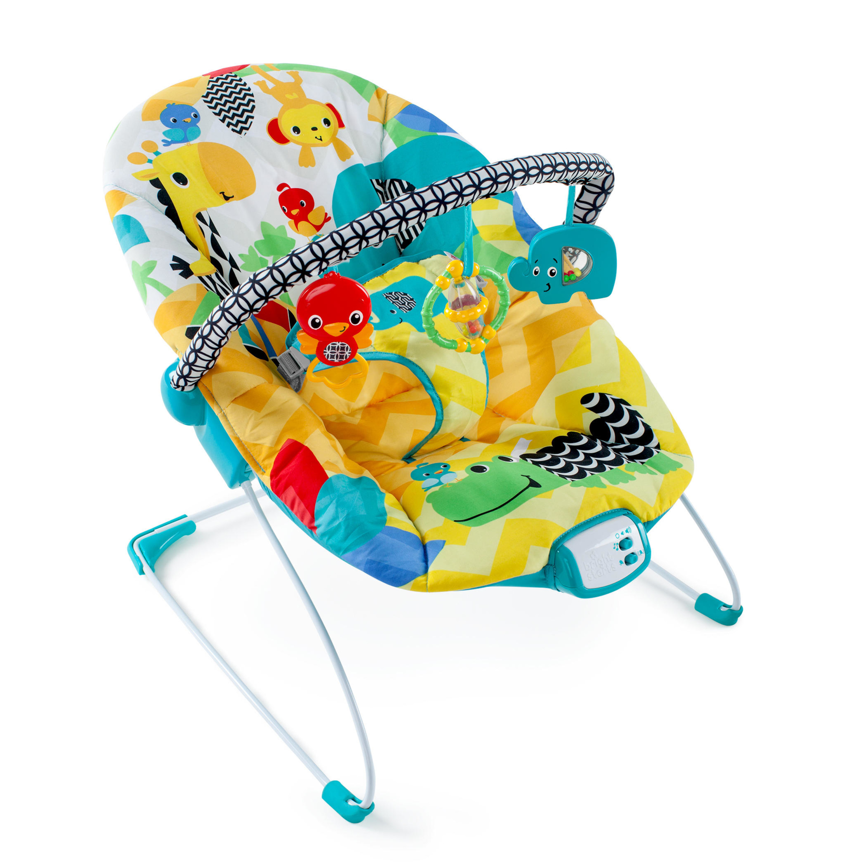 เปลสั่นอัตโนมัติสำหรับเบบี๋ Bright Starts Safari Smiles Bouncer