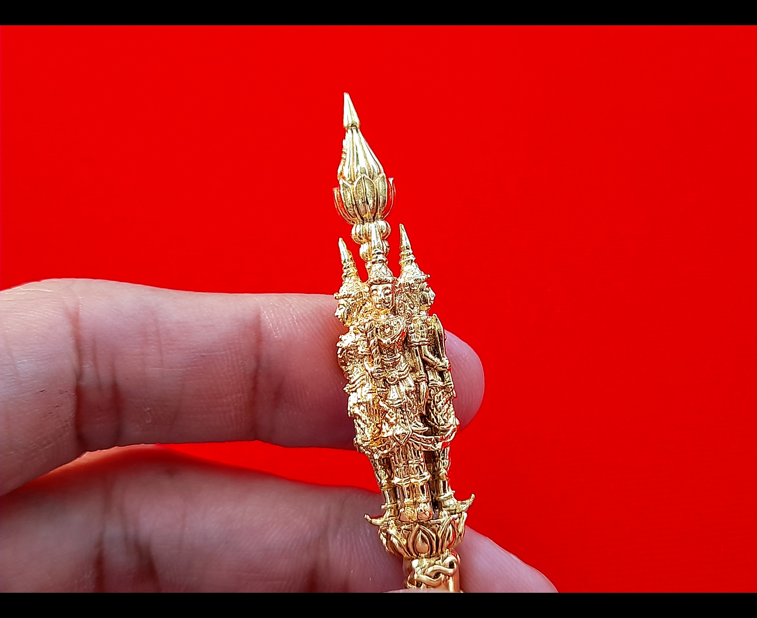 พระขรรค์โสฬส ศรีสรรเพชญ์ ที่๑ (ด้ามท้าวมหาราช ทั้ง4องค์ ท้าวจตุโลกบาล) (เข้าพิธีปลุกเสกมีดหมอเพชราวุธ วัดท่าขนุน ปี2558) ชุบทองแท้ #รับประกันแท้