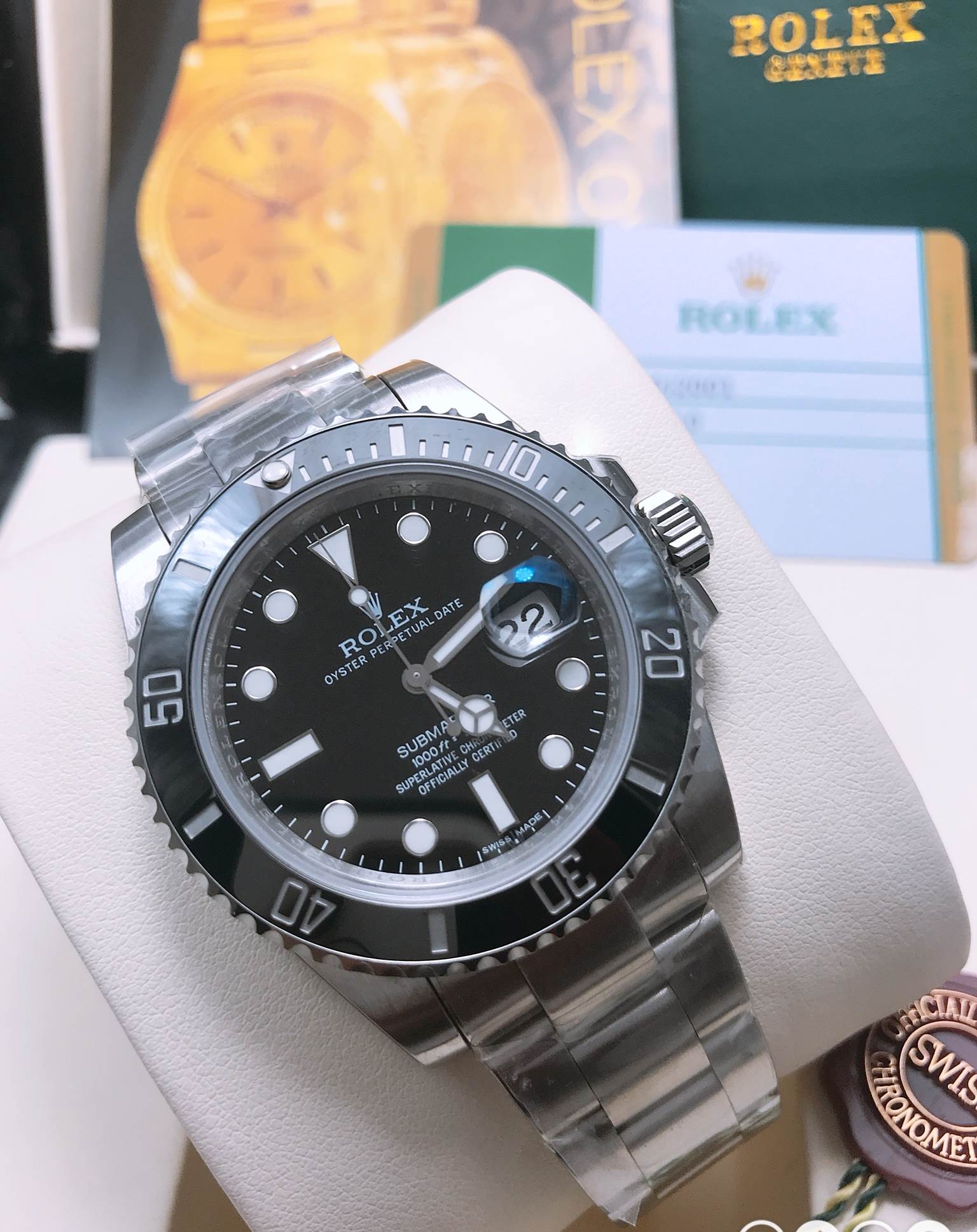Rolex Submariner 114060 Swiss Grade งานสวิส ลงเครื่อง ETA2824
