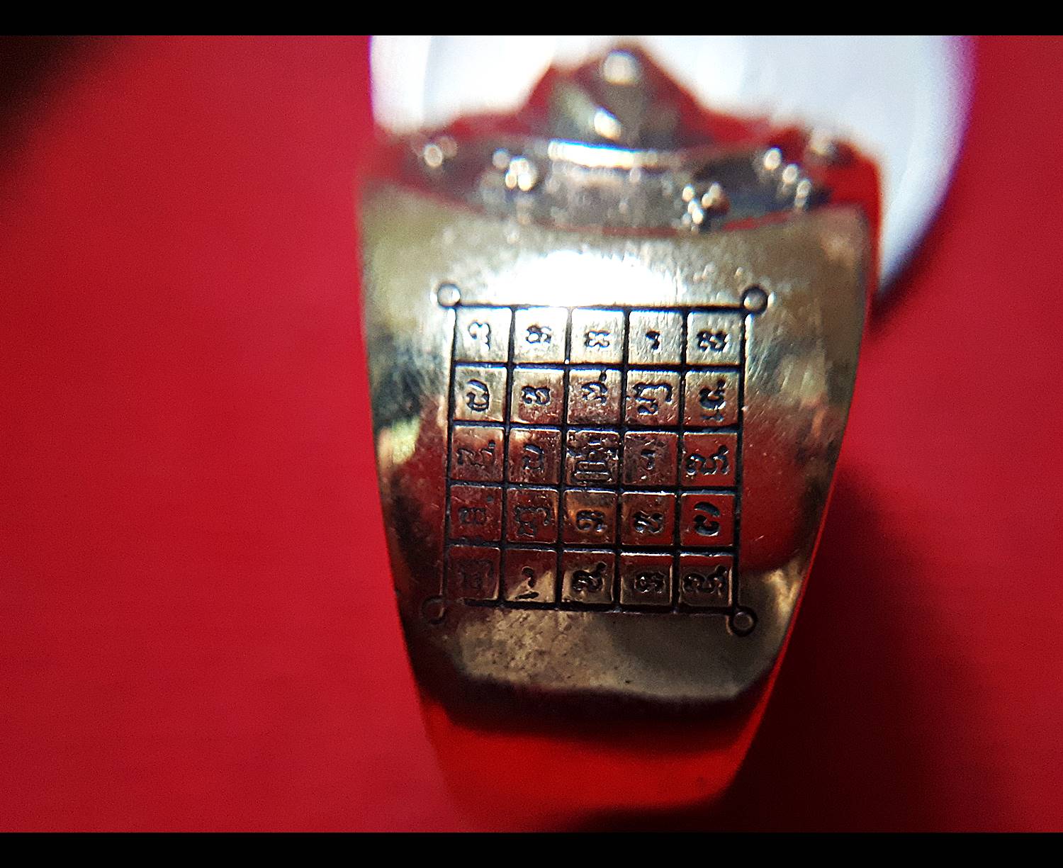 แหวน ดวงตาพญายม (นัยน์ตาพญายม) (ขนาดแหวนเบอร์ 70) เนื้อโลหะชนวน ปี2562 #รับประกันแท้ - หลวงพ่อหนุน วัดพุทธโมกข์