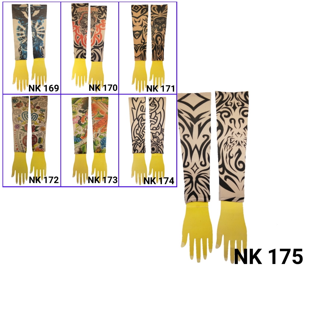 ปลอกแขนลายสัก ปลอกแขนลายแทททู ปลอกแขนมีลาย