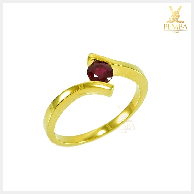 แหวนทับทิมไทย สวยเก๋ น่ารักๆ (สามารถสั่งทำได้ค่ะ)