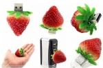Flash Drive แฟลชไดร์ฟพรีเมี่ยม แฟลชไดร์ฟ รูปสตอเบอรี่ รูปผลไม้ Thumb Drive รูปอาหาร Strawberrys Food PVC Drive
