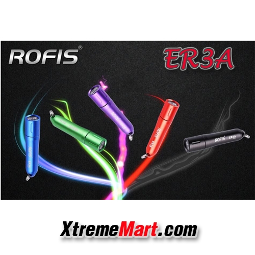 มินิไฟฉาย Rofis รุ่น ER3A 120 ลูเมน แสงขาว Cree XP-G2 S3 Mini Flashlight กรุณาระบุสี (ดำ/เขียว)