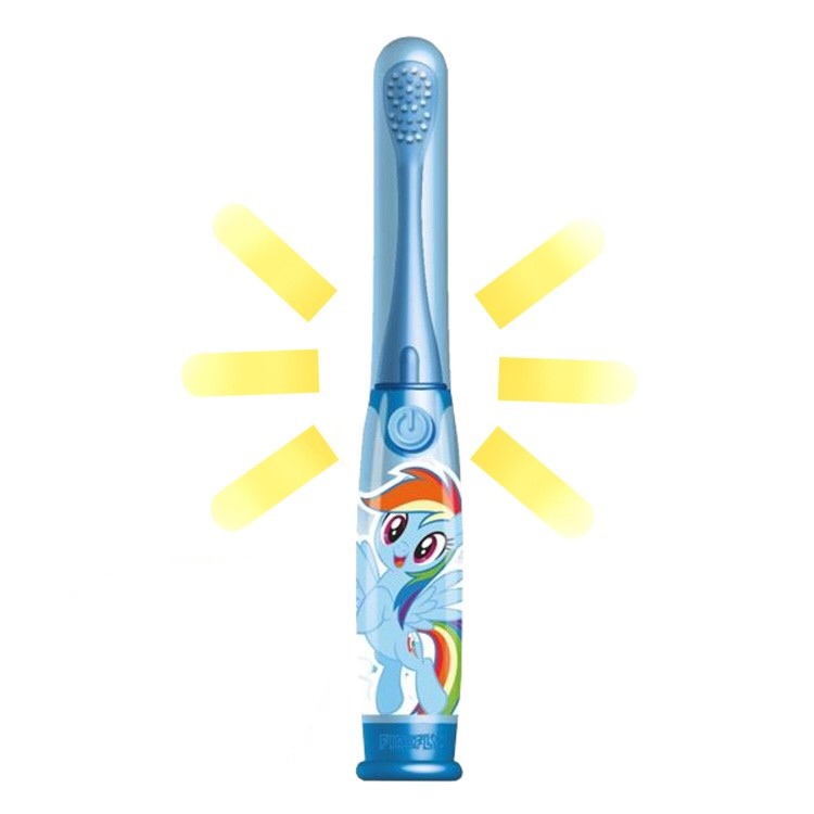 แปรงสีฟันพร้อมแสงไฟและเสียงดนตรี FireFly My Little Pony Rainbow Dash Light & Sound Effect Toothbrush (Blue)