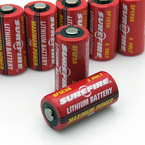 แบตเตอรี่ลีเธี่ยม SUREFIRE Lithium Battery CR123A SF123A 3V