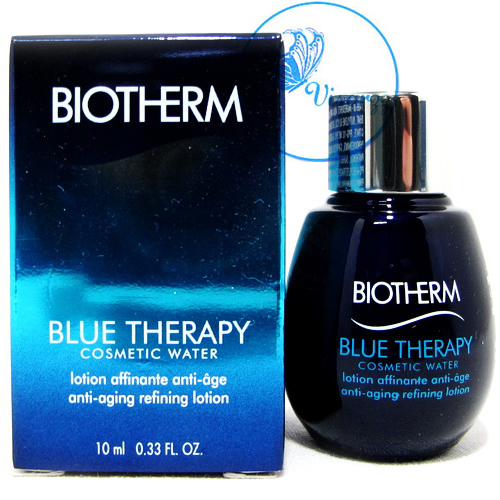 (Tester) Biotherm Blue Therapy Cosmetic Water Anti-Aging Refining Lotion 10 mL โลชั่นปรับสภาพผิวหลังทำความสะอาดผิว ช่วยลดเลือนริ้วรอยแห่งวัย