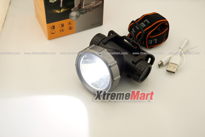 ไฟฉายคาดหัว HD-20 หลอด LED 1000 LUMEN สว่าง ใช้งานง่าย ชาร์จได้ HeadLamp