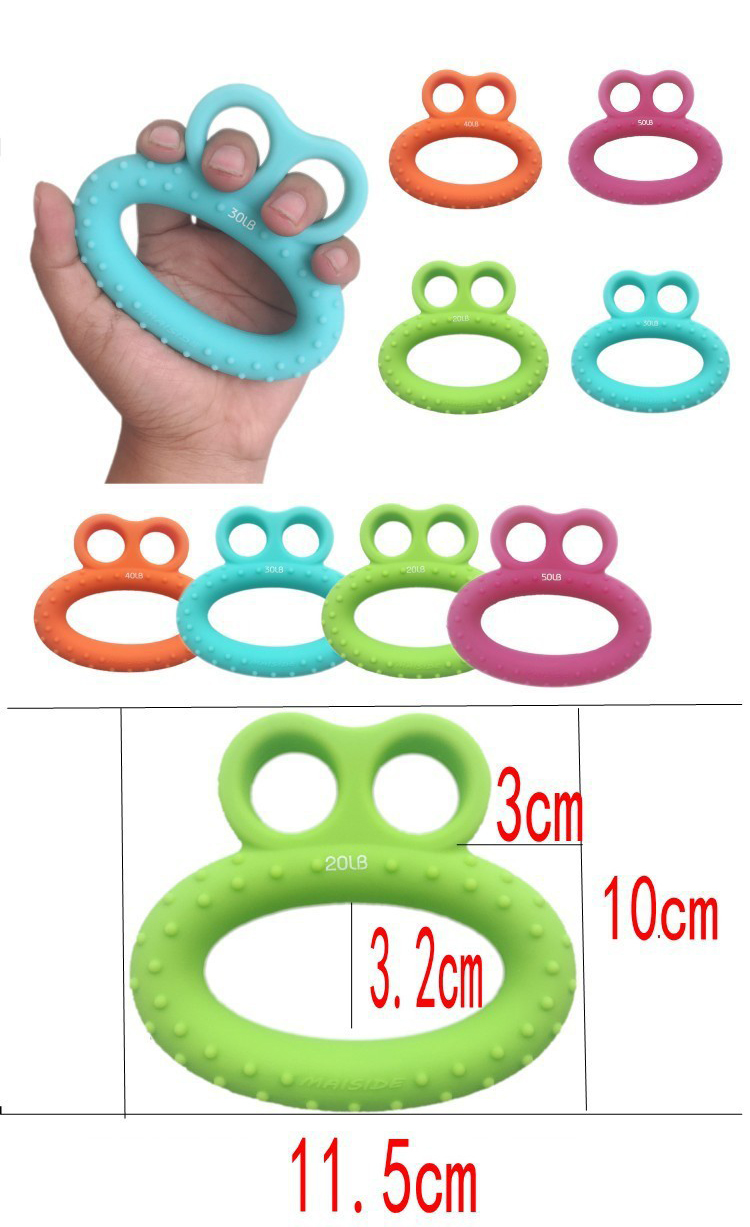 พร้อมส่ง**Silicone Ring Hand Exerciser ซิลิโคน บริหารมือ ทรงแหวน PSC1068