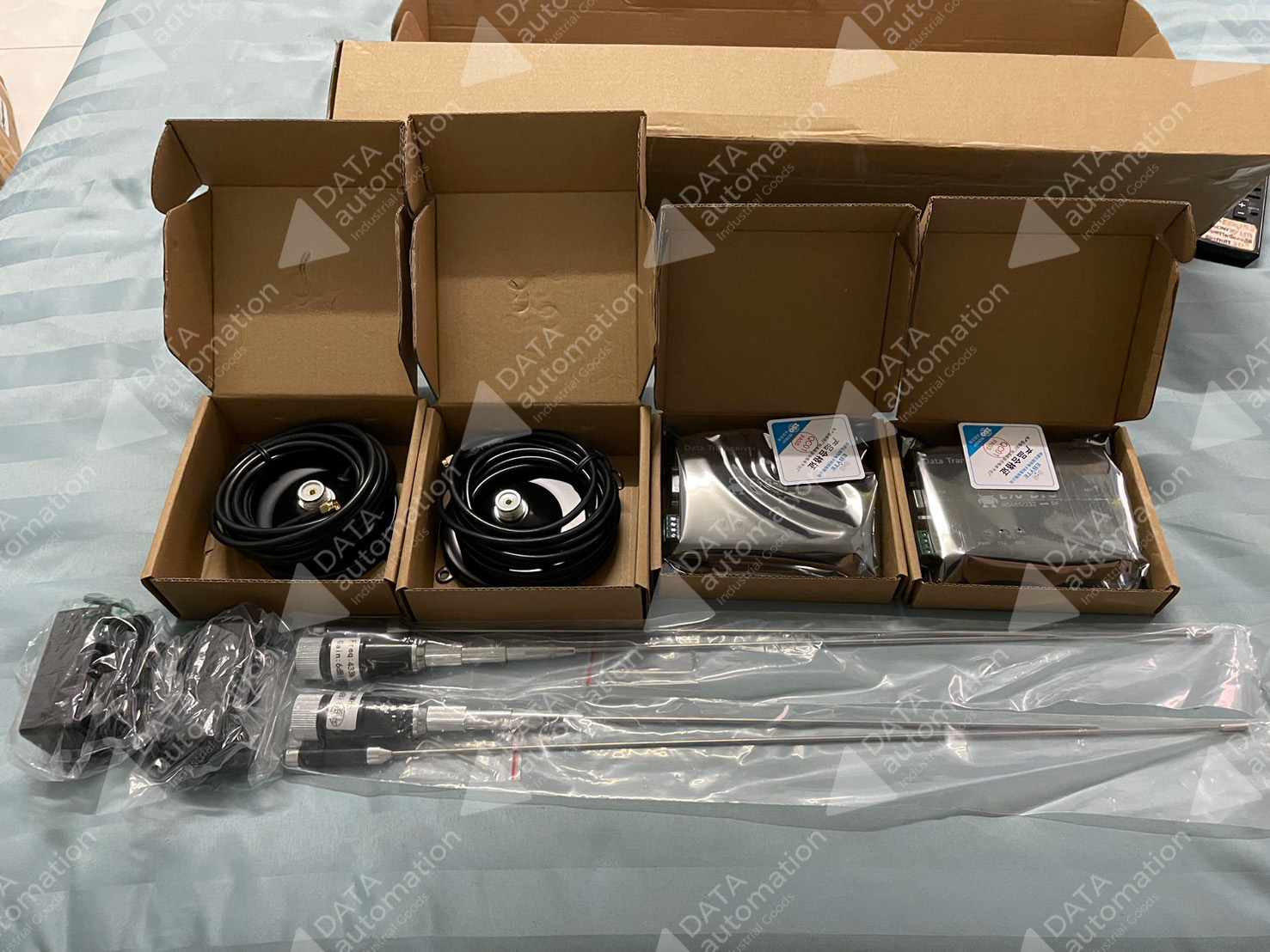 อุปกรณ์ส่งข้อมูลแบบไร้สาย E90-DTU(433L37) RS232/485 lora wirelss modem (รวมแหล่งจ่ายไฟ/เสาส่งแรงสูง