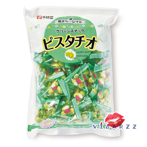 BBE.09/26 (รสดั้งเดิม 80g) Sennarido Green Pistachio Snack ถั่วพิสตาชิโอ รสดั้งเดิม ถั่วญี่ปุ่น