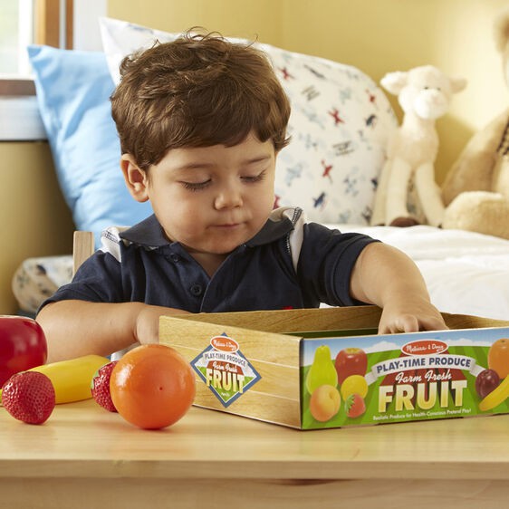 ชุดของเล่นผลไม้จำลอง Melissa & Doug Play-Time Produce - Farm Fresh Fruit