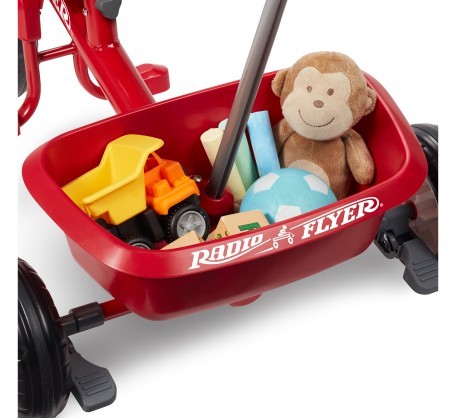 รถเข็นเด็กและรถจักรยานสามล้อเอนกประสงค์ Radio Flyer 5-in-1 Stroll 'n Trike