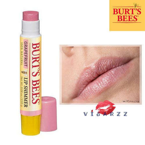 (Sales Mfg 03/14) Burt's Bees Lip Shimmer 2.6g in Grapefruit ลิปบาล์มบำรุงมีสีที่มีประกายชิมเมอร์เพิ่มความแวววาว สดใสให้กับริมฝีปาก พร้อมกับให้ความชุ่มชื้นในตัวค่ะ