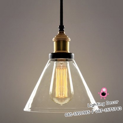 โคมไฟแก้ววินเทจ