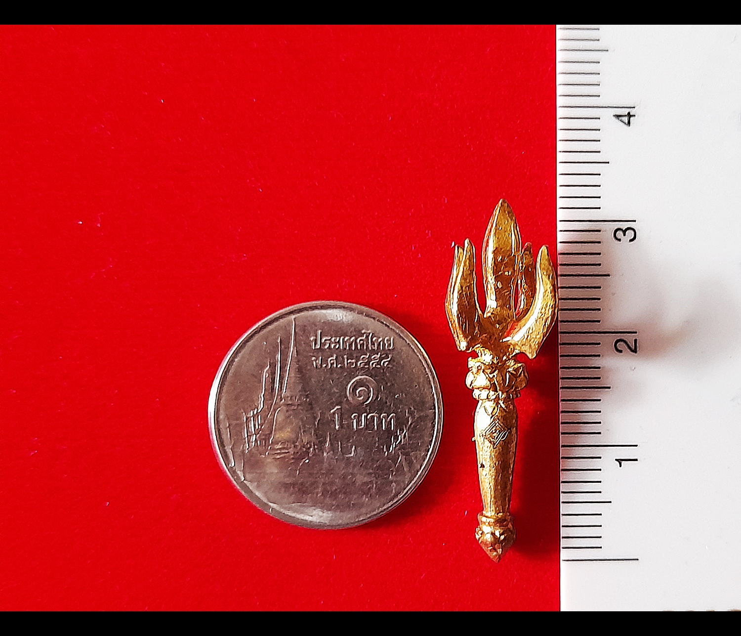 วชิราวุธ(สุดยอดอาวุธของพระอินทร์) (ขนาดเล็ก 3.2ซม) เนื้อโลหะมหาชนวน ปี2564 #รับประกันแท้ - อฐิษฐานจิตเสกเดี่ยวโดย ครูบาฤษดา วัดสันพระเจ้าแดง(วันป่ายาง) จ.ลำพูน