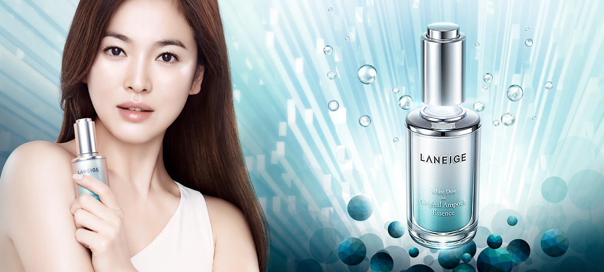 (ลดพิเศษมากกว่า 40%) Laneige White Dew Original Ampoule Essence 40mL หยดประกายสว่างใสไร้จุดด่างดำ ลดเลือนผิวหมองคล้ำ ให้เจิดจรัสดุจน้ำค้าง ด้วยเทคโนโลยีใหม่ Mela-Vita CrusherTM