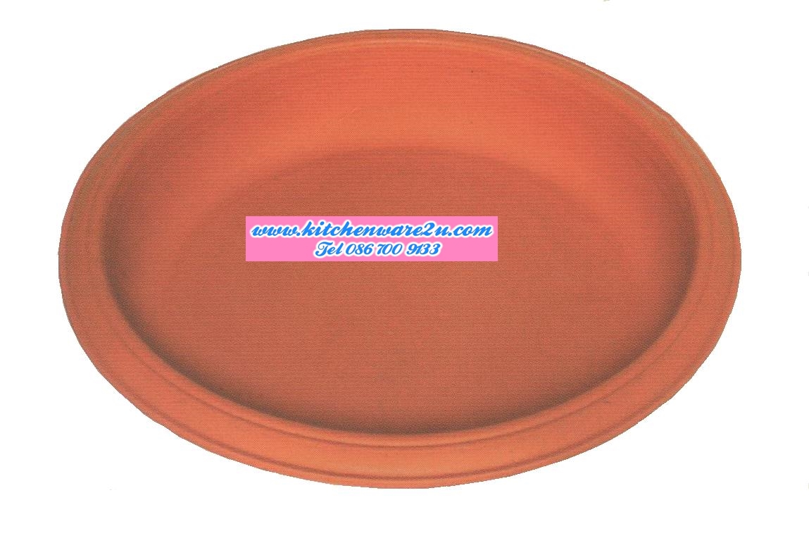 P08668 จานรองกระถางพลาสติก สีอิฐ (45.5*45.5*6.7 ซม) No.25-2 NS (ราคาส่งต่อ 2 โหล 24 ใบ:เฉลี่ย 120 บต่อใบ