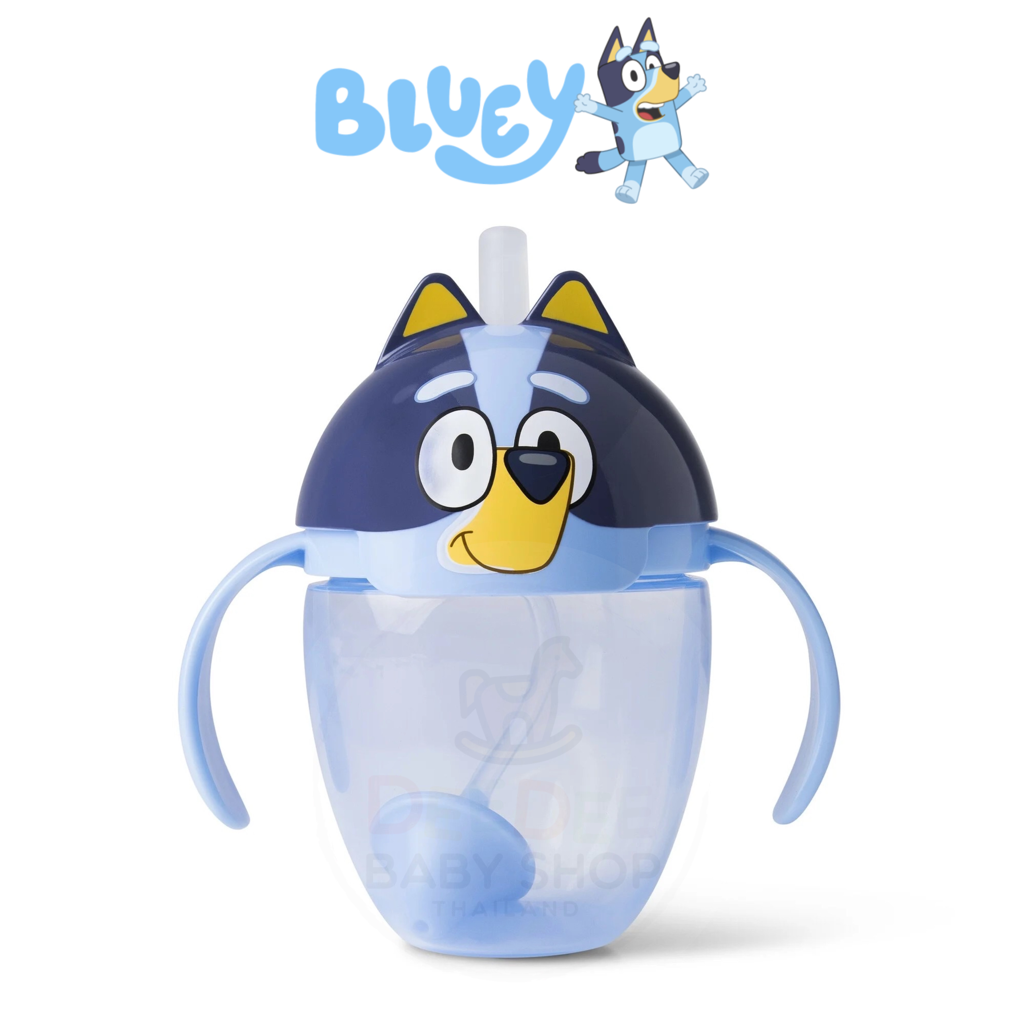 แก้วหัดดื่มสำหรับเด็กเล็ก The First Years Bluey Weighted Straw Trainer Cup
