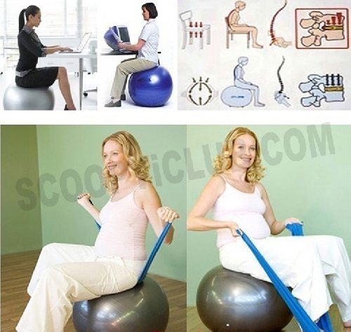 therapeutic ball ลูกบอลกายภาพบำบัด เส้นผ่าศุนย์กลาง 45,55,65,75,85 cm