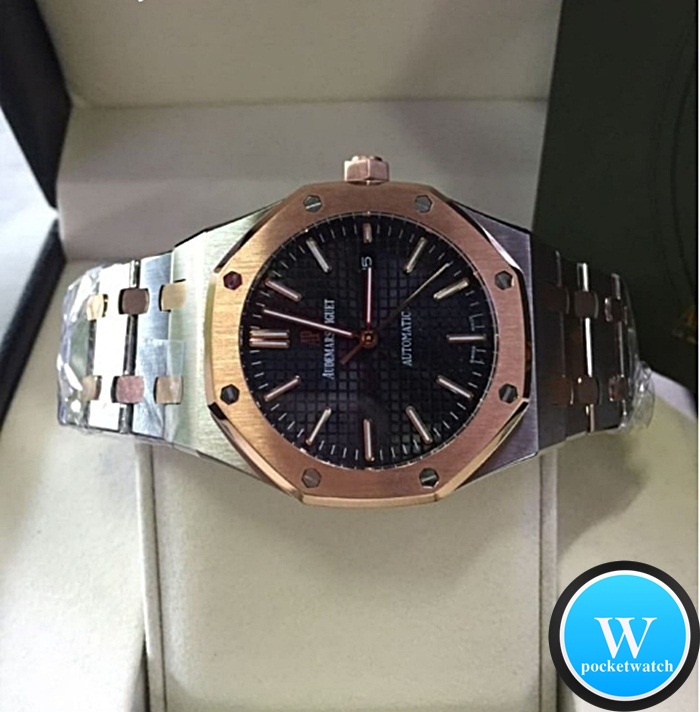 นาฬิกา Audemars Piguet Royal Oak 15400 แสตนเลสแท้ หน้าดำ