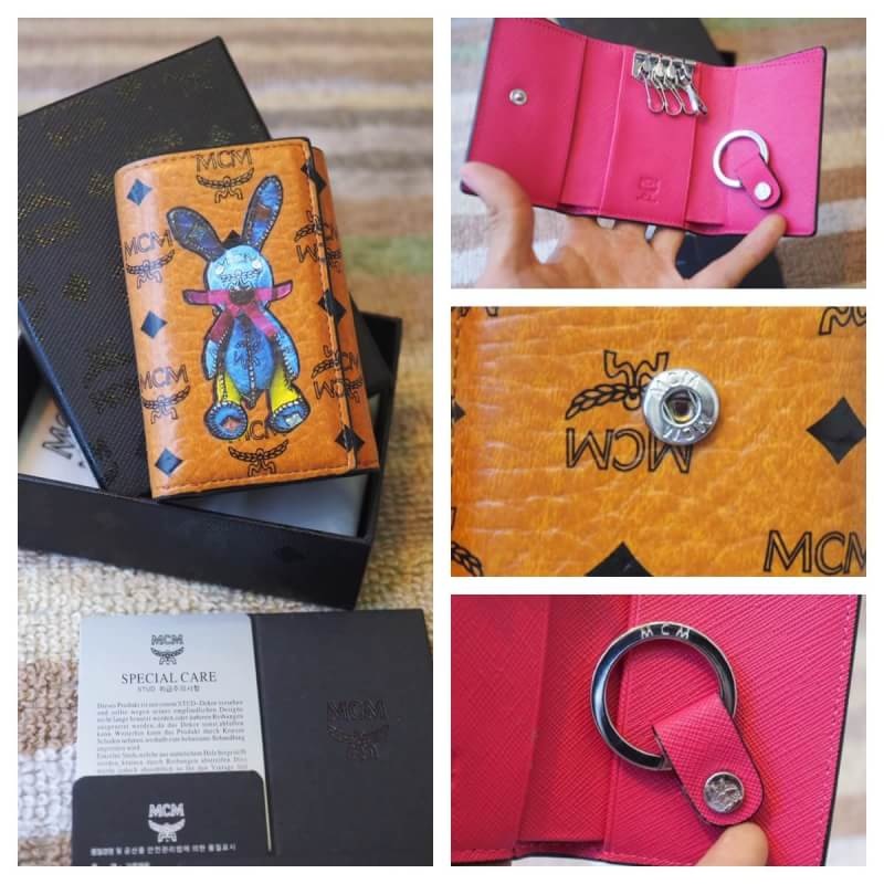 พร้อมส่ง ที่ห้อย คล้อง พวงกุญแจ mcm key chain key case key ring rabbit ลายกระต่าย