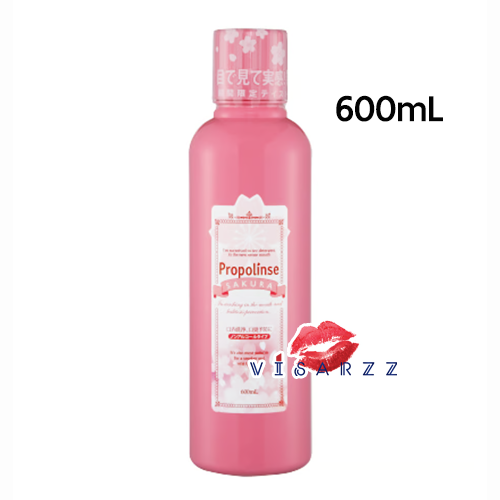 (600mL ชมพู Sakura) Propolinse Mountwash น้ำยาบ้วนปากญี่ปุ่นตัวดัง ได้รับความนิยมจนได้รางวัล @Cosme จัดการกลิ่นปากและคราบในช่องปากได้อย่างดี อ่อนโยนปราศจากแอลกอฮอล์
