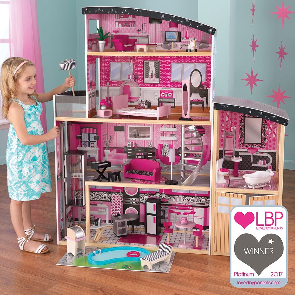 บ้านตุ๊กตาสุดหรูหลังใหญ่พิเศษ KidKraft Sparkle Mansion Dollhouse