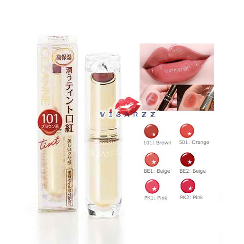 (พร้อมส่ง #101) Cezanne Lasting Gross Lip ลิปสติกสุดฮอตที่ทวิตเตอร์รีวิวกันหนักมาก เพราะเริ่ดในทุกมิติทั้งความชุ่มชื้น ลุควาวกำลังดี ทาลื่นกับริมฝีปากและสีสวยมาก ๆ ค่ะ