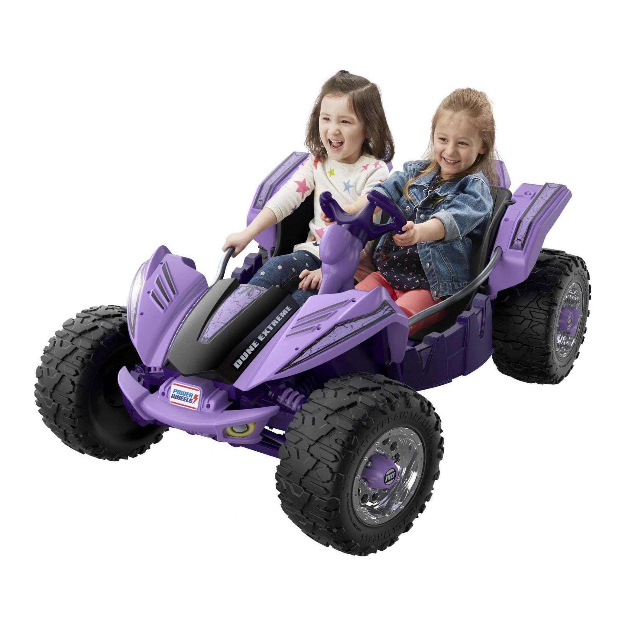 รถแบตเตอรี่ ATV คันยักษ์แบบ 2 ที่นั่ง Fisher-Price Power Wheels Dune Racer Extreme 12-Volt Battery-Powered Ride-On (Purple)