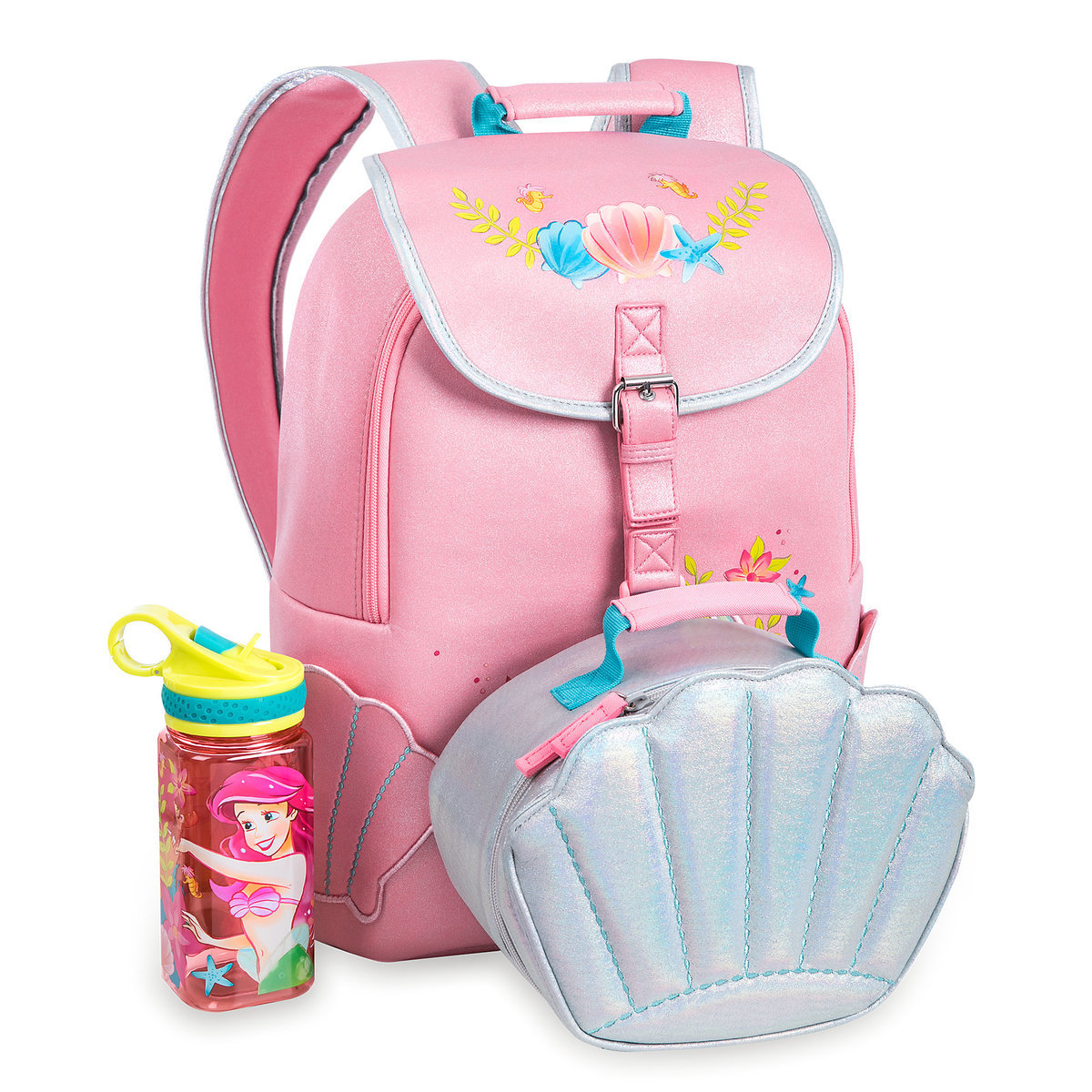 กระเป๋าเป้สะพายหลังสำหรับเด็ก Disney Backpack (Ariel / Pink)