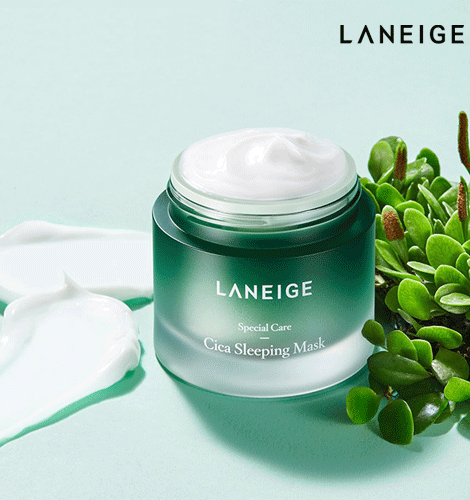 (Tester 10mL) Laneige Cica Sleeping Mask มาส์กแบบไม่ต้องล้างออก สำหรับคนเป็นสิว ช่วยฟื้นฟูผิว จากการอักเสบ และระคายเคือง พร้อมช่วยกักเก็บความชุ่มชื้น ไม่มีแอลกอฮอล์ ผิวแพ้ง่ายใช้ได้