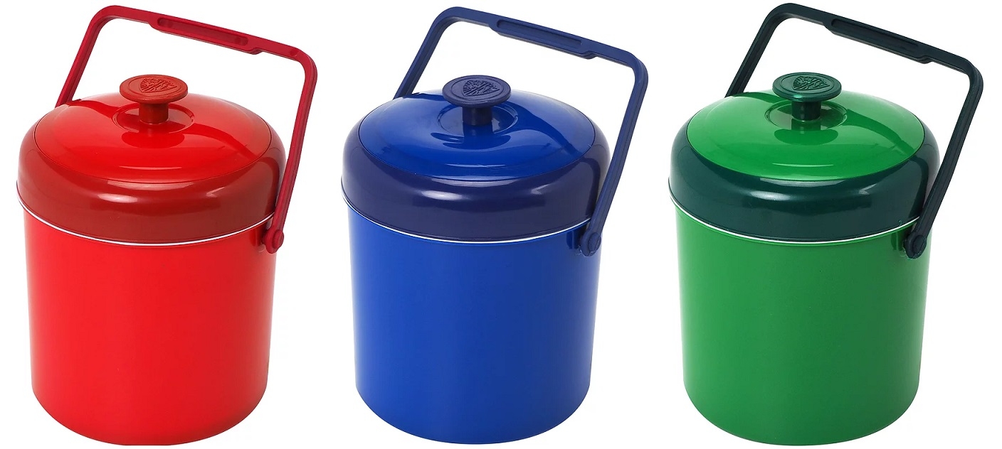 P05306 กระติกน้ำ:ซัยโจ กลม 3 ลิตร (18.8 x 18.5 x 23 cm) S3 เกรดดี (ราคาส่งต่อ 12 ใบ:เฉลี่ย 50 บต่อใบ)