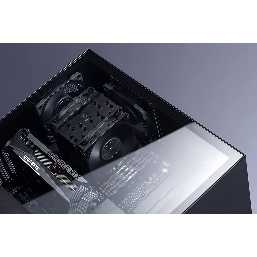 Noctua NH-U12A chromax.Black, 120mm Single-Tower CPU AIR Cooler, Intel LGA 1700 and AMD AM4 Ryzen (Black)