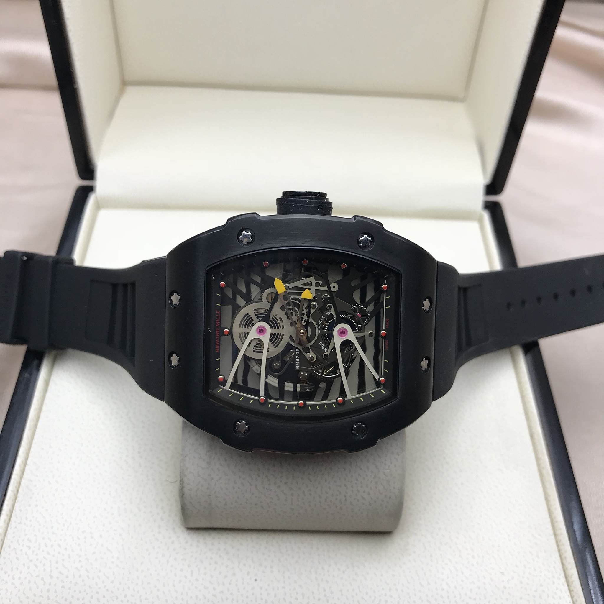 นาฬิกา Richard Mille RM027-02 Rafael Nadal Tourbillion งาน Mirror Swiss