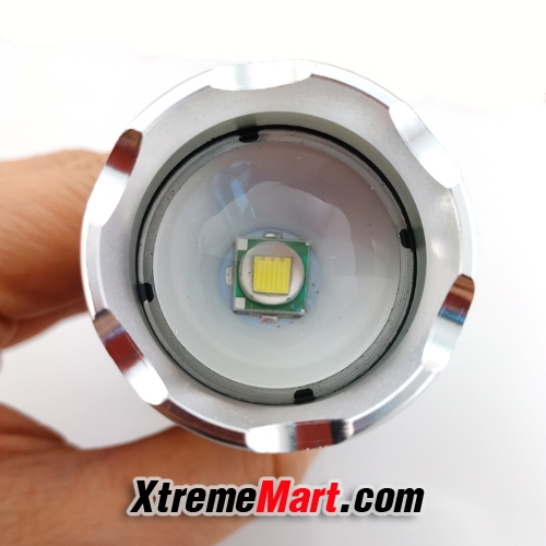 ไฟฉายซูม T6-26 / JX-409 COB 1000Lumens 4 โหมด มีแม่เหล็กด้านท้าย Front & Side Lights Zoomable Tactical LED Flashlight