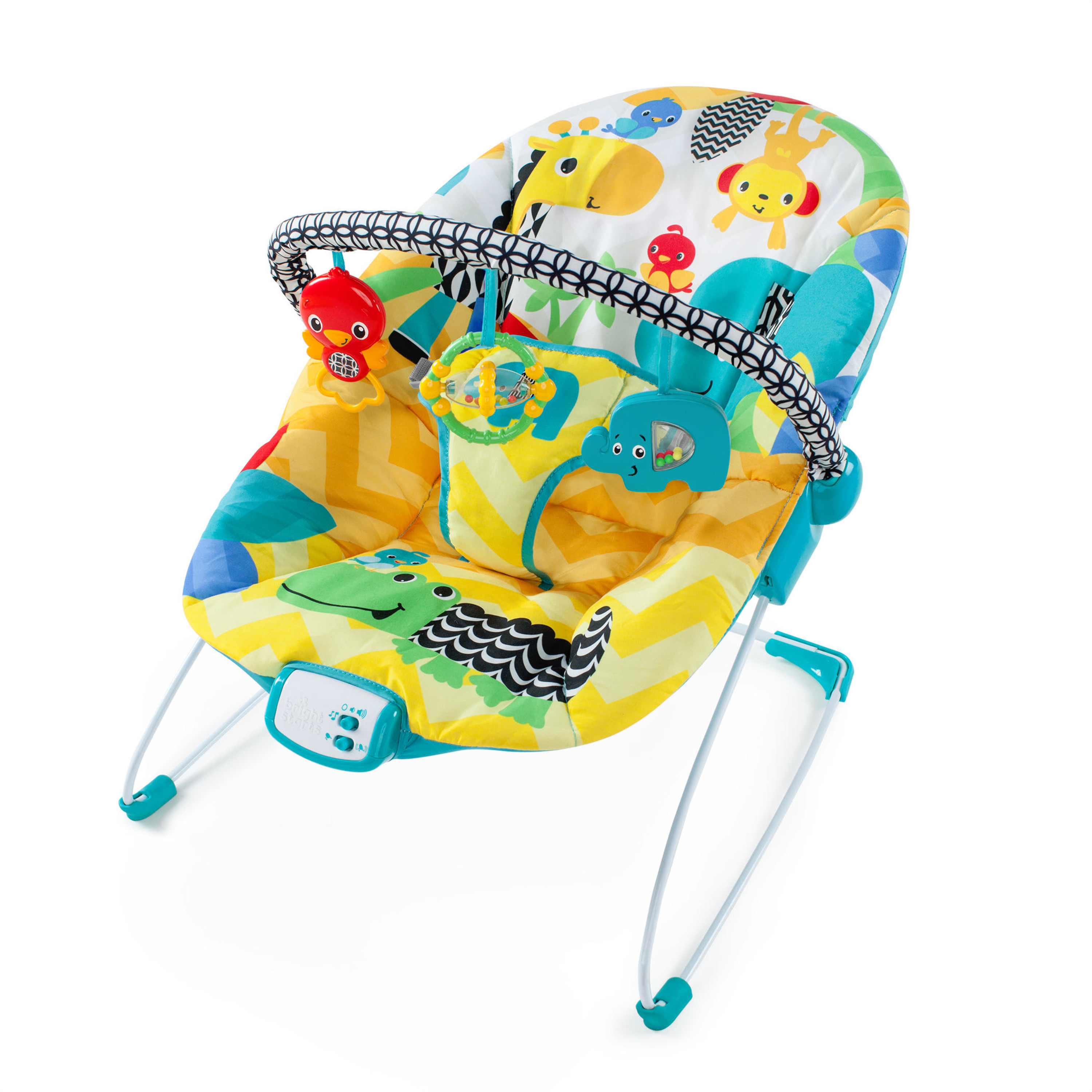 เปลสั่นอัตโนมัติสำหรับเบบี๋ Bright Starts Safari Smiles Bouncer