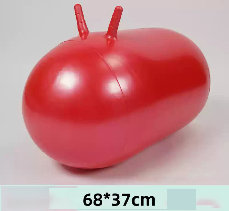 ทรงถั่ว ลูกบอลกายภาพบำบัด ฝึกการทรงตัว Peanut Ball with Pump