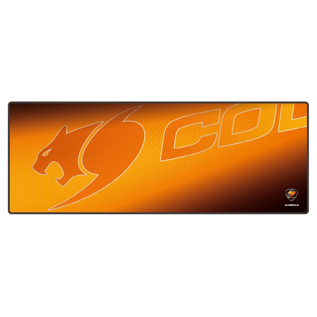 แผ่นรองเมาส์เกมมิ่ง Cougar Arena, Cougar Arena Black Gaming Mouse Pad Extra-Large 800x300x5mm