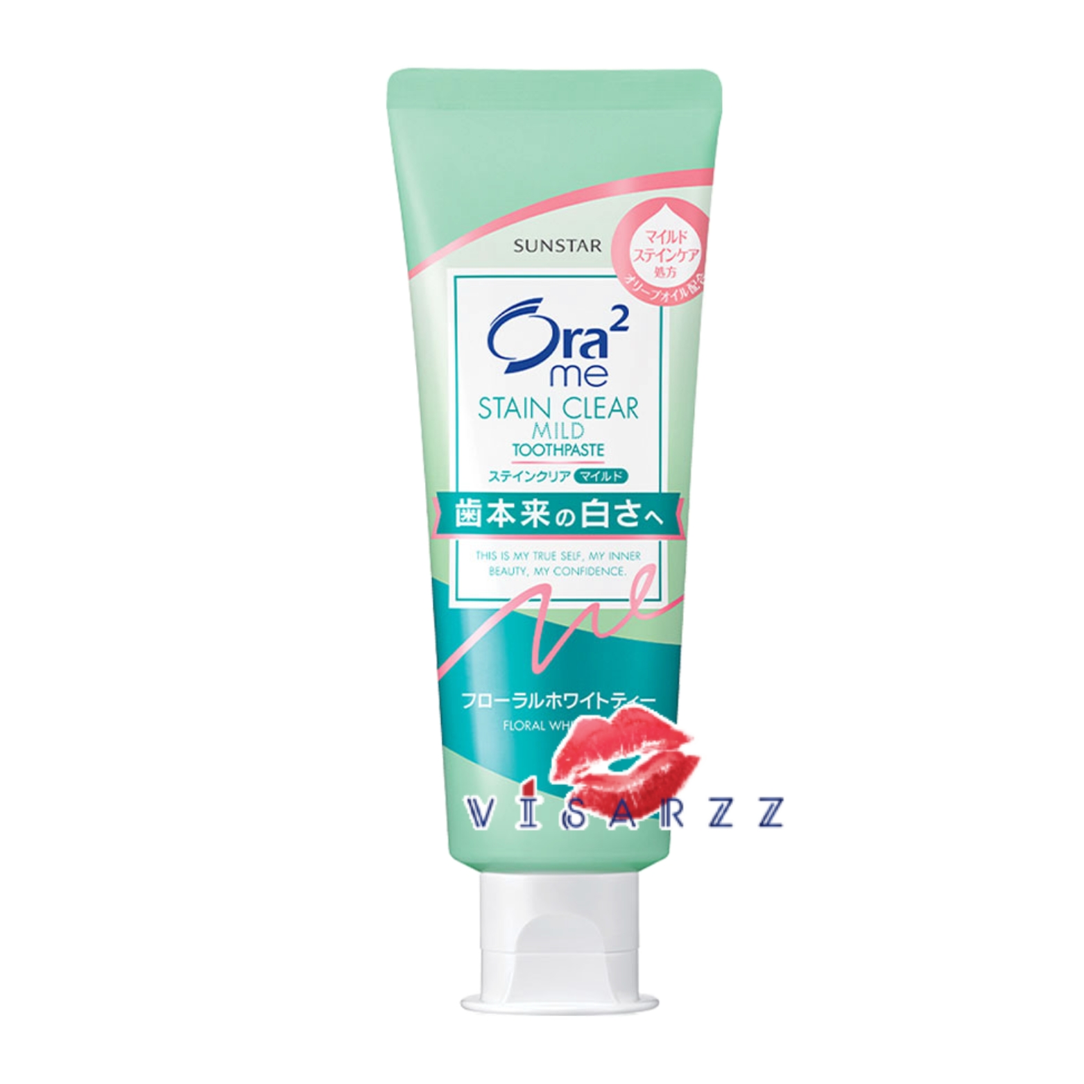 (Floral White Tea) Sunstar Ora2 Me Stain Clear Toothpaste 140g ยาสีฟันโอราทู สูตรทริปเปิล คอลเล็กชั่น ฟันขาว ขจัดคราบหินปูน