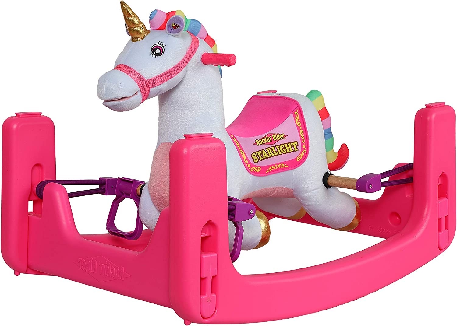 ม้าโยกไกวเด้งดึ๋งสุดมหัศจรรย์ Rockin' Rider Starlight Grow-with-Me Unicorn