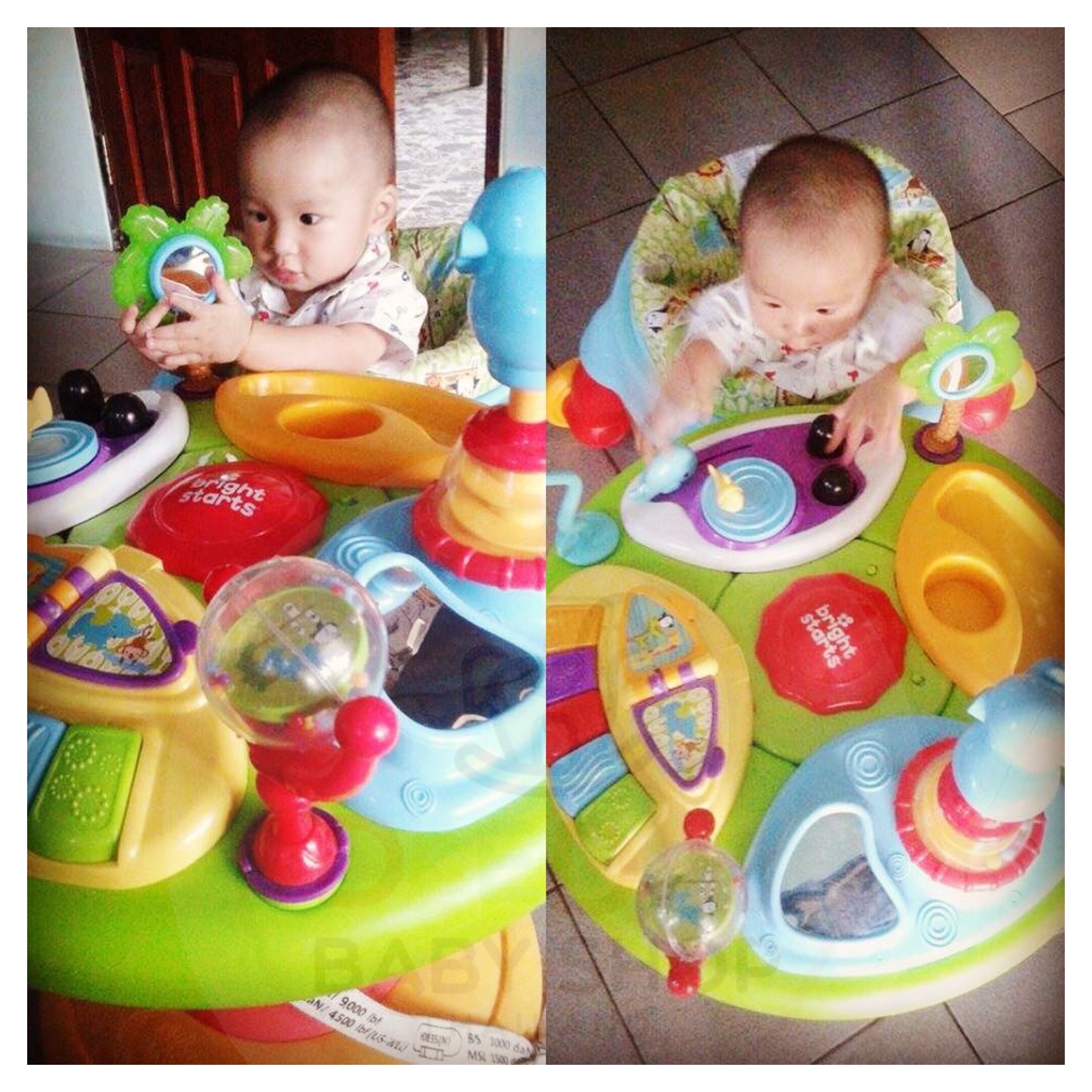 โต๊ะกิจกรรมเสริมพัฒนาการ Bright Starts Around We Go Zippity Zoo 3-in-1 (AWG)