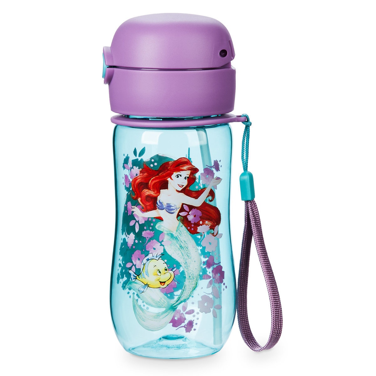 กระติกน้ำพร้อมหลอดดื่มสำหรับเด็ก Disney Canteen (Ariel The Little Mermaid)