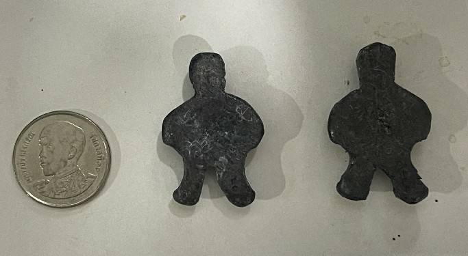 หุ่นพยนต์ ตาลาน รุ่นแรก ปี2559 เนื้อชินตะกั่ว #มีรอยจารมือ #ตอกโค็ด #รับประกันแท้ - หลวงพ่อพระครูปืน วัดลาดชะโด จ.อยุธยา