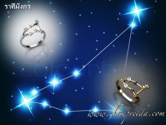 แบบแหวนดวงดาวประจำราศีมังกร Capricorn