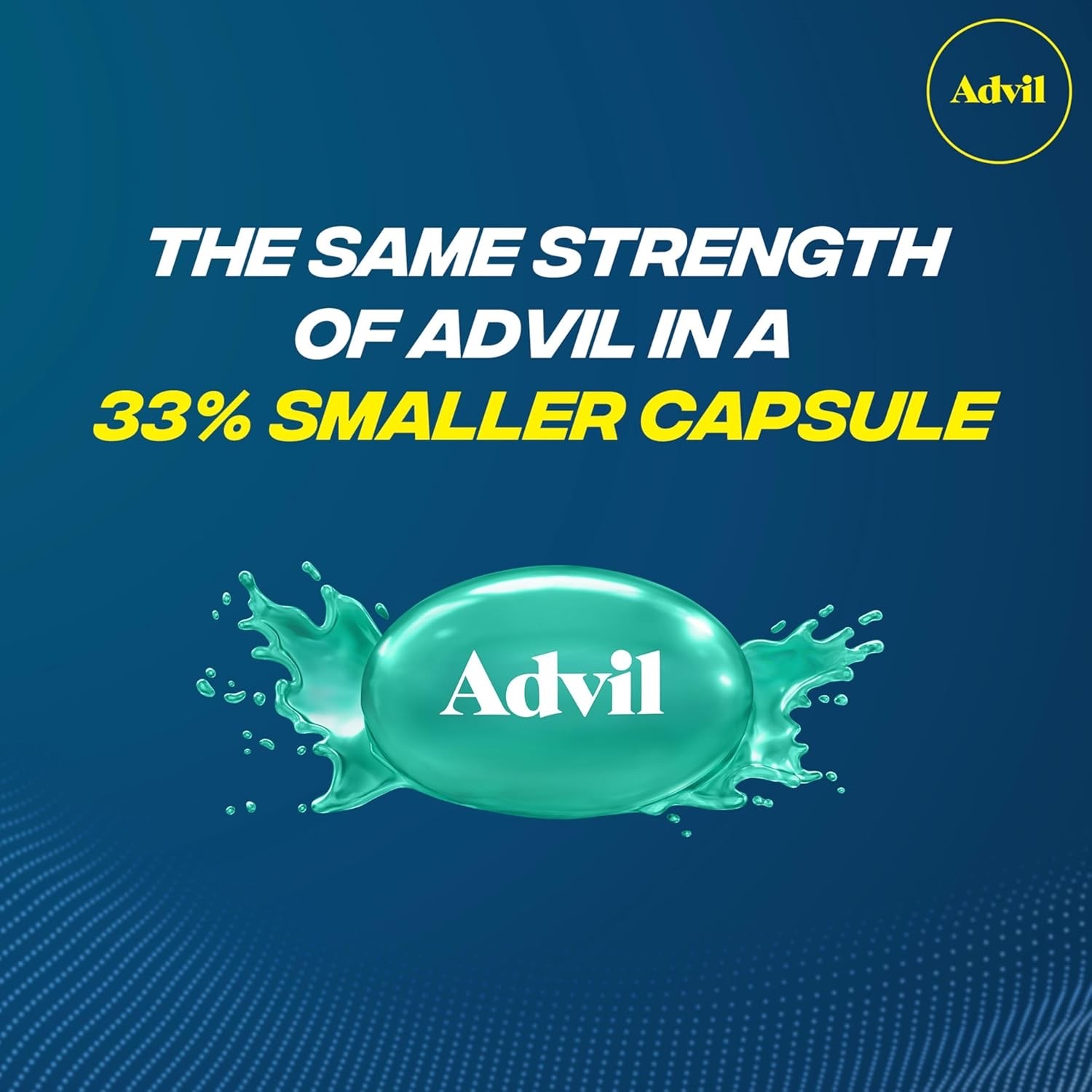 ยาบรรเทาอาการปวดและลดไข้ Advil Liqui-Gels - Minis (160 Capsules)