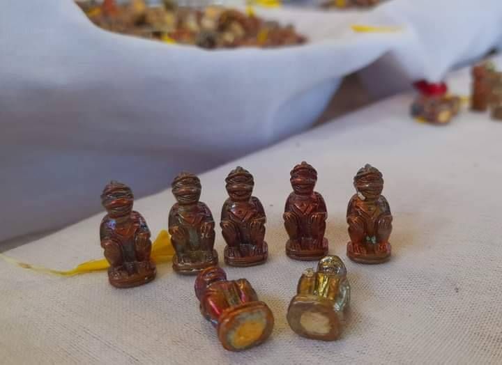 หนุมาน ตัวเล็ก เนื้อเหล็กไหล สุริยันราชา ฐานอุดบรรจุมวลสารและปรอท(แรง เร็ว ว่องไว หนุนดวง เสน่ห์) ปี2565 #รับประกันแท้